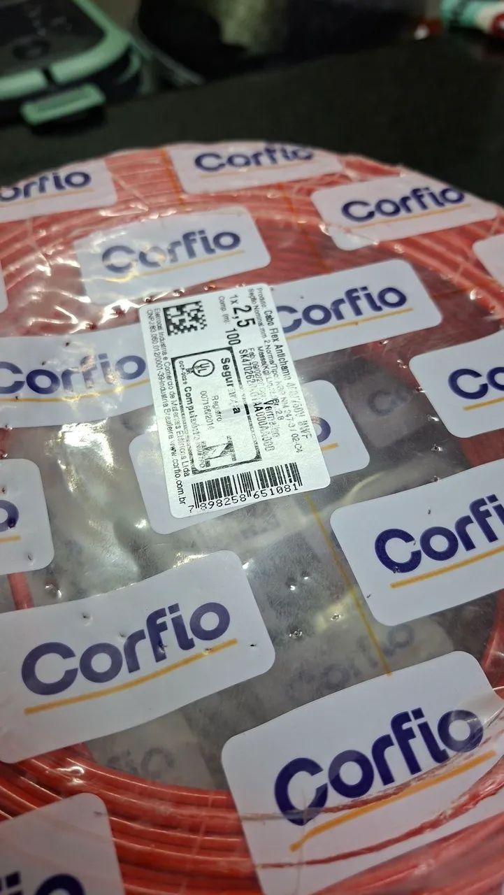 Cabos flexíveis antichama 2.5mm 