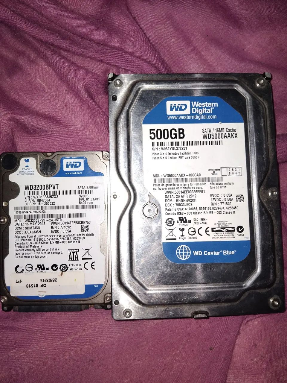 Hd 500GB WESTERN e hd 320 gb - Foto 3
