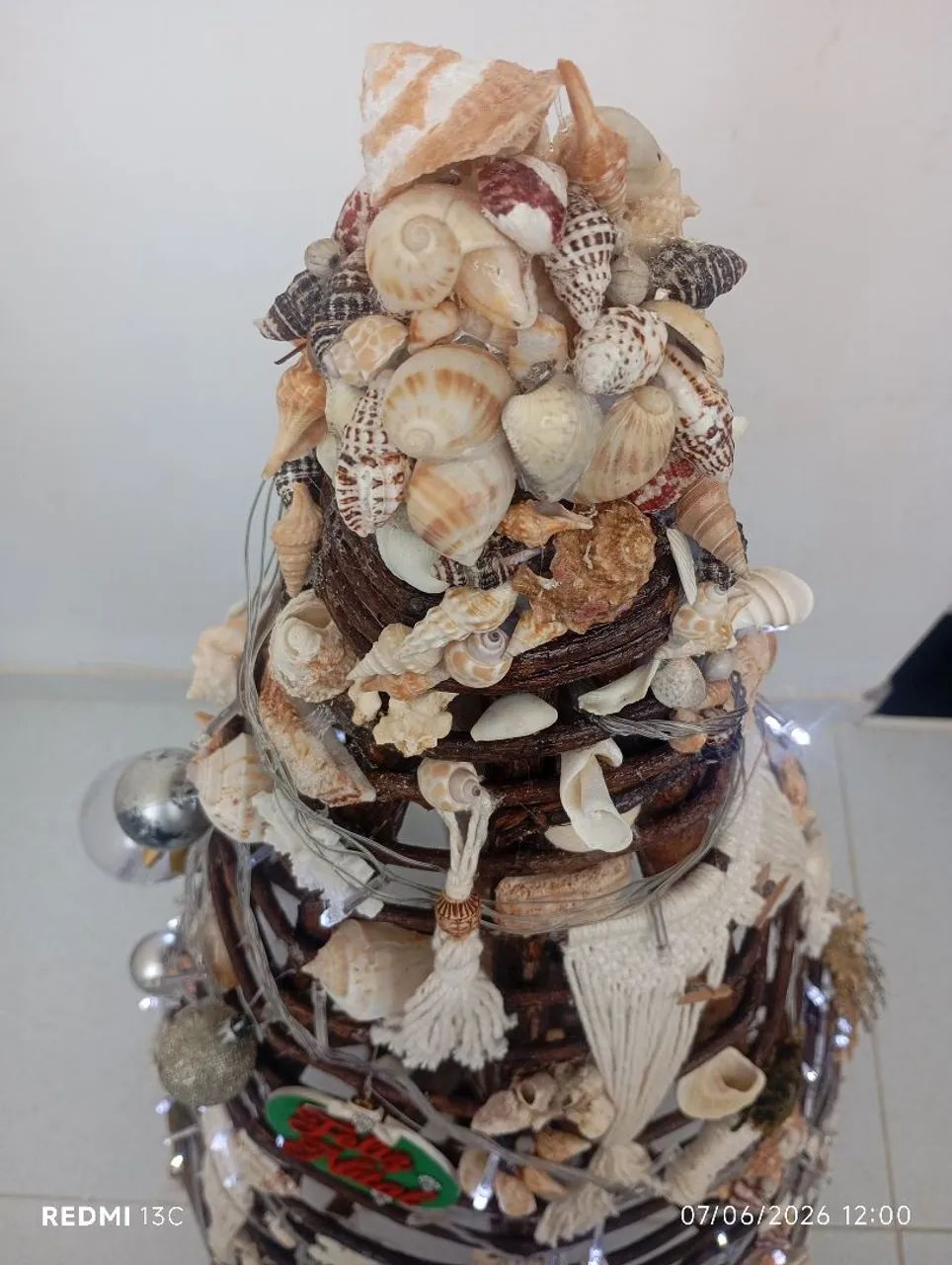 Árvore de Natal em Macramê. - Foto 4