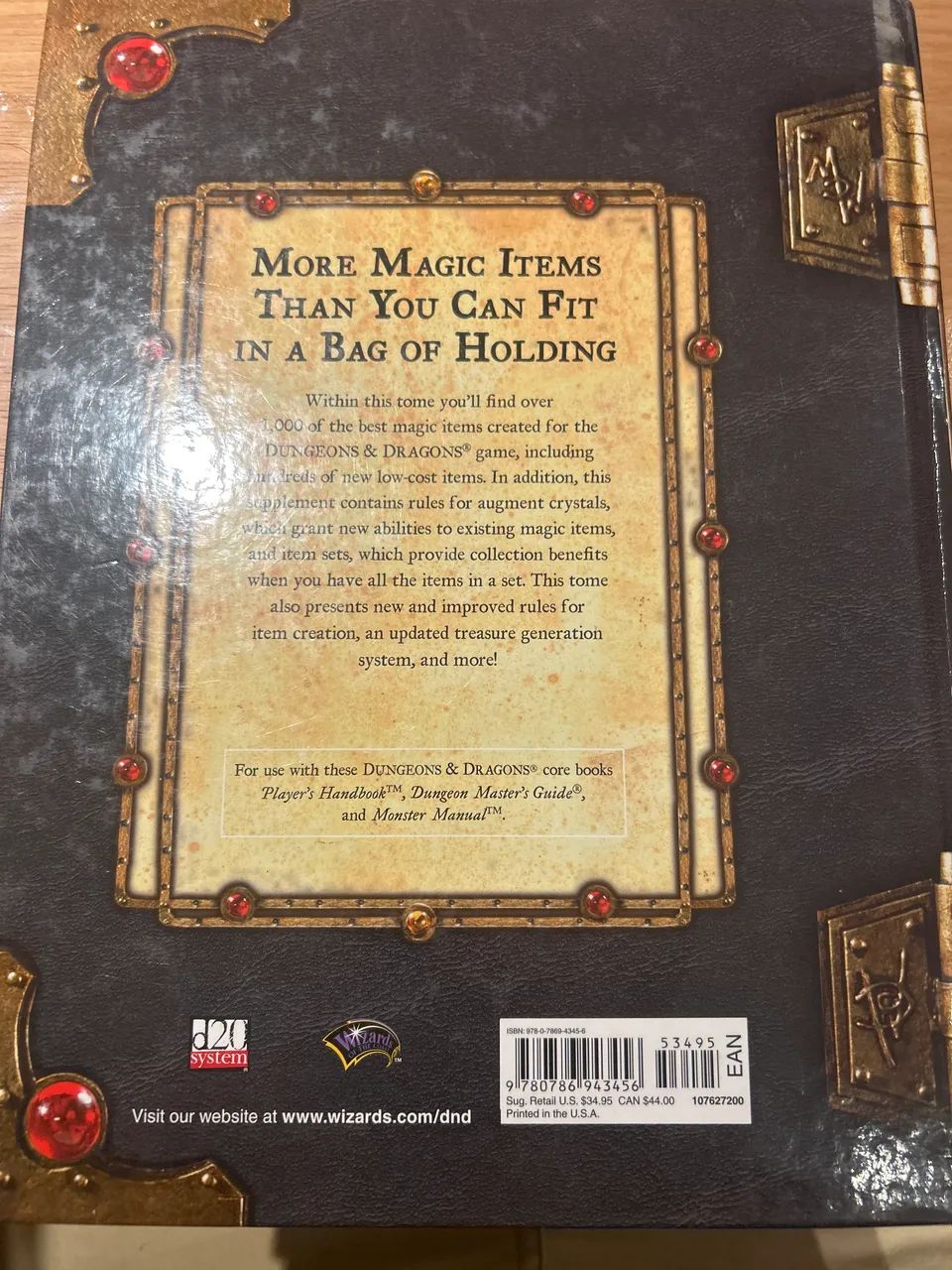 D&D 3.5 Magic Item Compendium - Original em Inglês - RPG - Foto 2