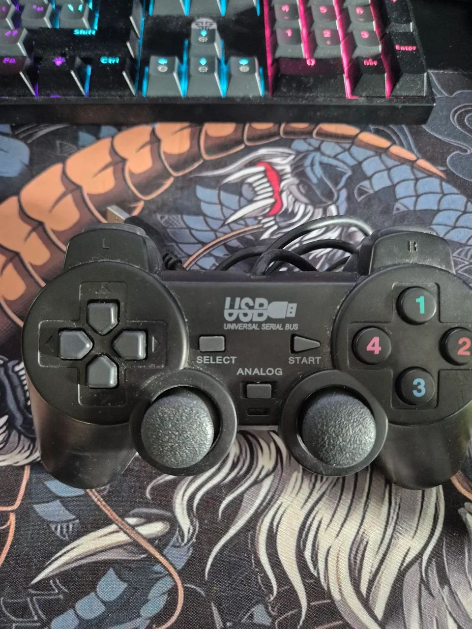 2 Controles  pc / ps3 com fio - Foto 2