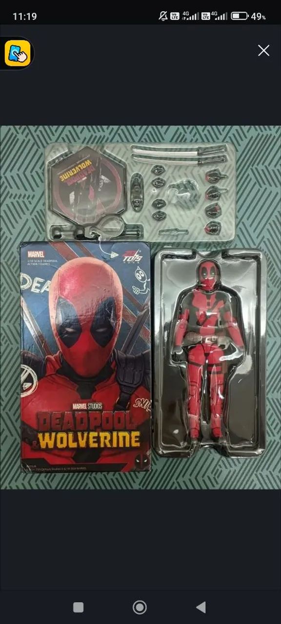 Deadpool Action Figure - Marvel - Foto 3