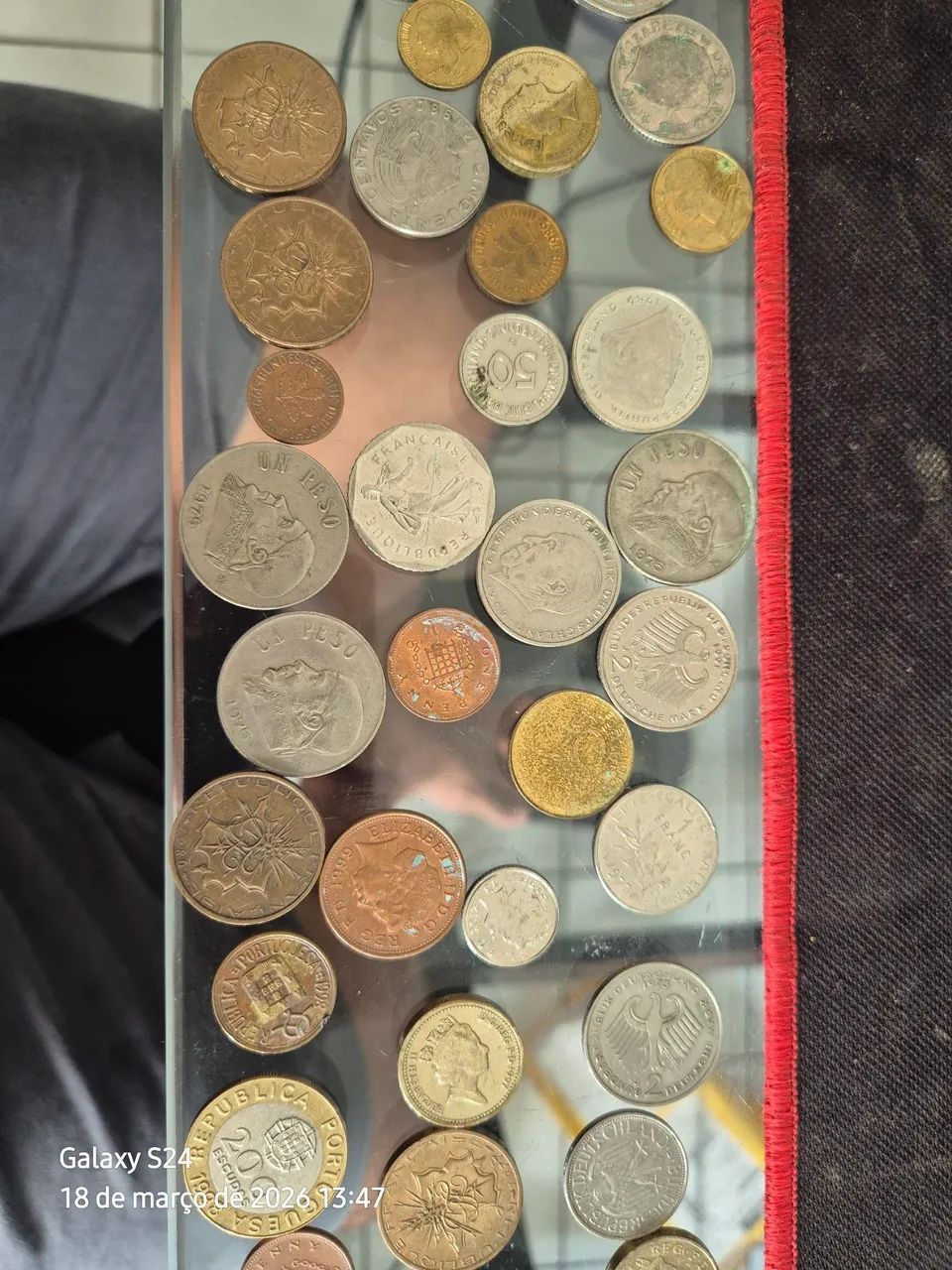 Lote de Moedas Estrangeiras Antigas (Europa e Américas) - Foto 3