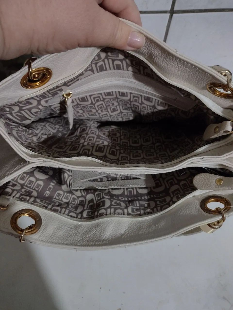 Bolsa Constance em couro  - Foto 5