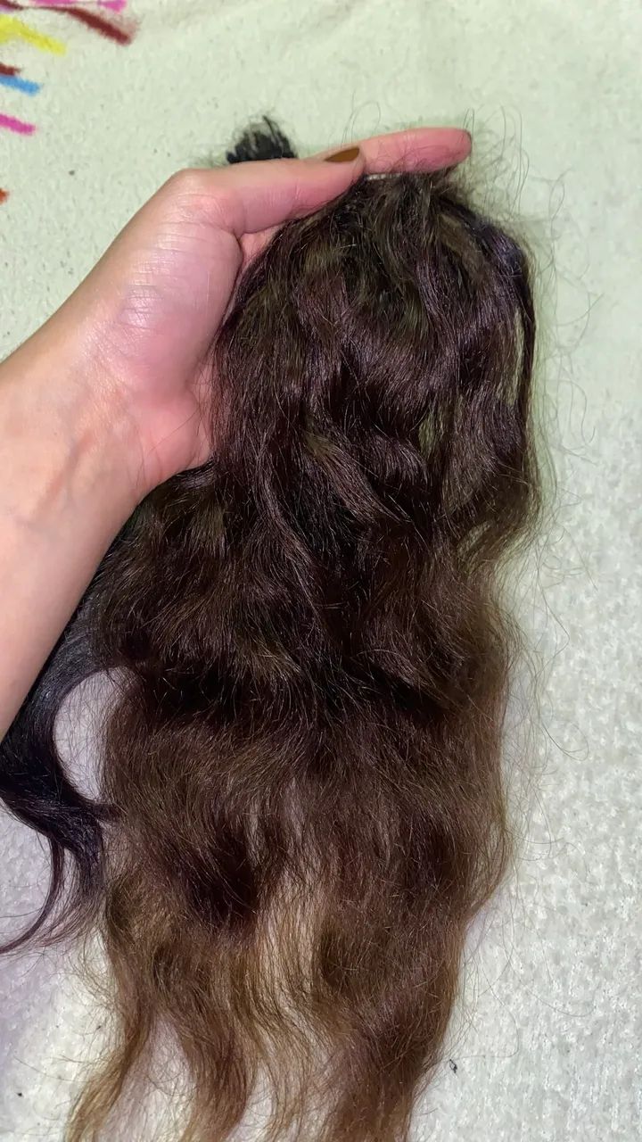 Cabelo Humano Brasileiro Premium 40cm | Castanho Natural - Foto 2