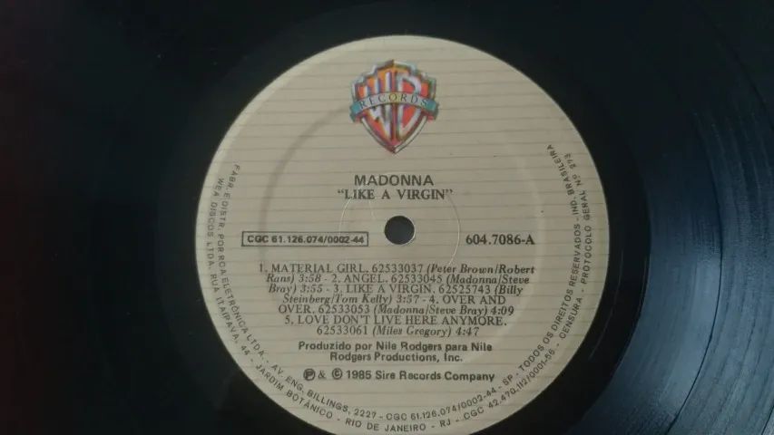 Disco de vinil - Madonna - Like a virgin - Foto 4