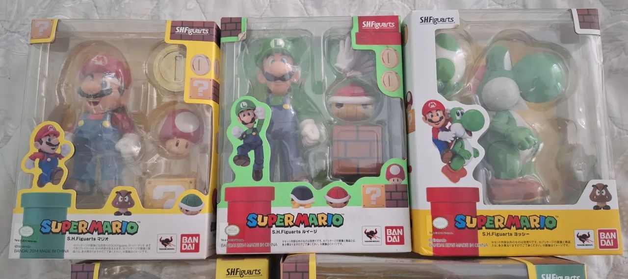 Coleção Super Mario SH Figuarts - 5 sets completos - Foto 3