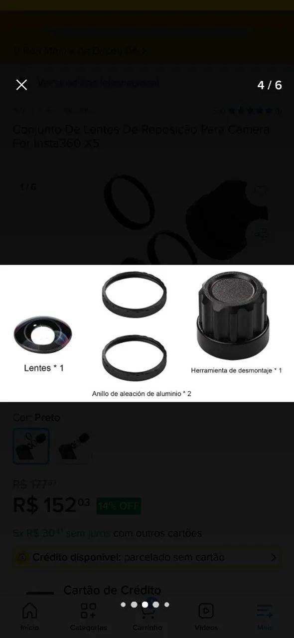 Kit de lente de reposição para Insta360 X5 - Foto 4