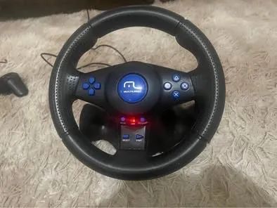 Volante para Ps2 ps3 e pc com câmbio junto 