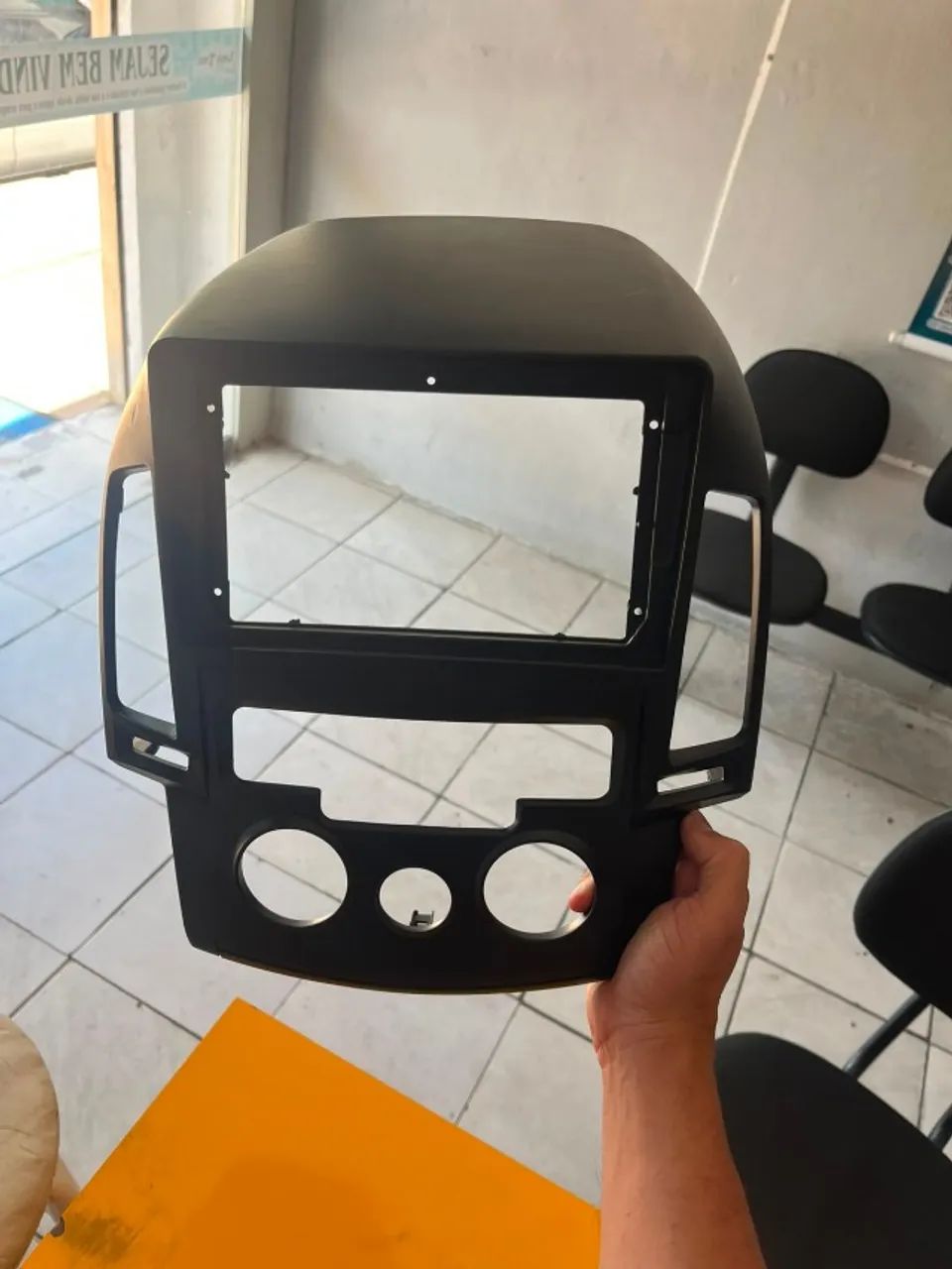 Moldura de 9 Polegadas para Hyundai 2009 a 2012 - Foto 3