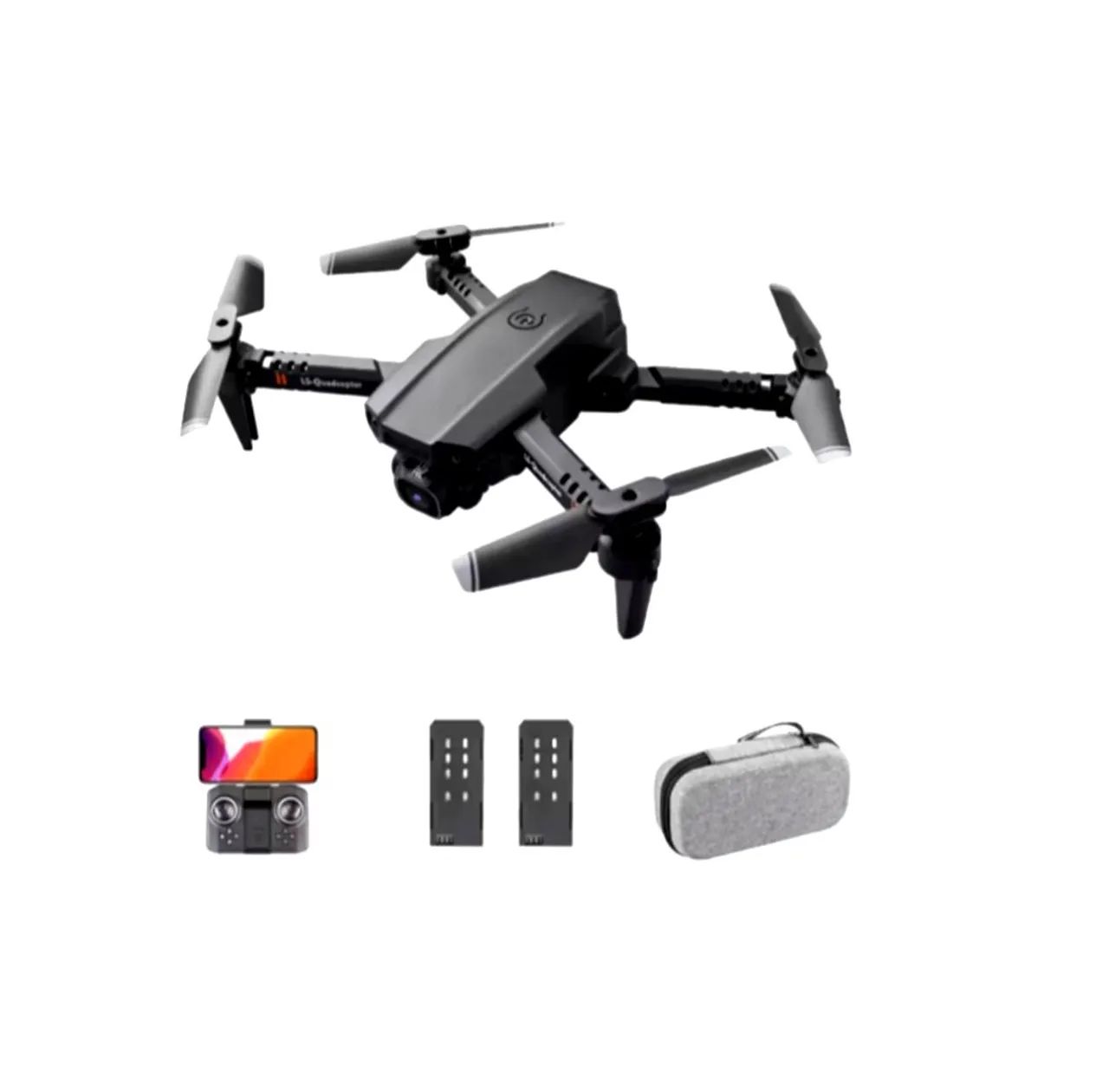 Drone LSXT6 4K com 2 Baterias, Controle Remoto e App - Câmera HD e Modos Inteligentes - Foto 2