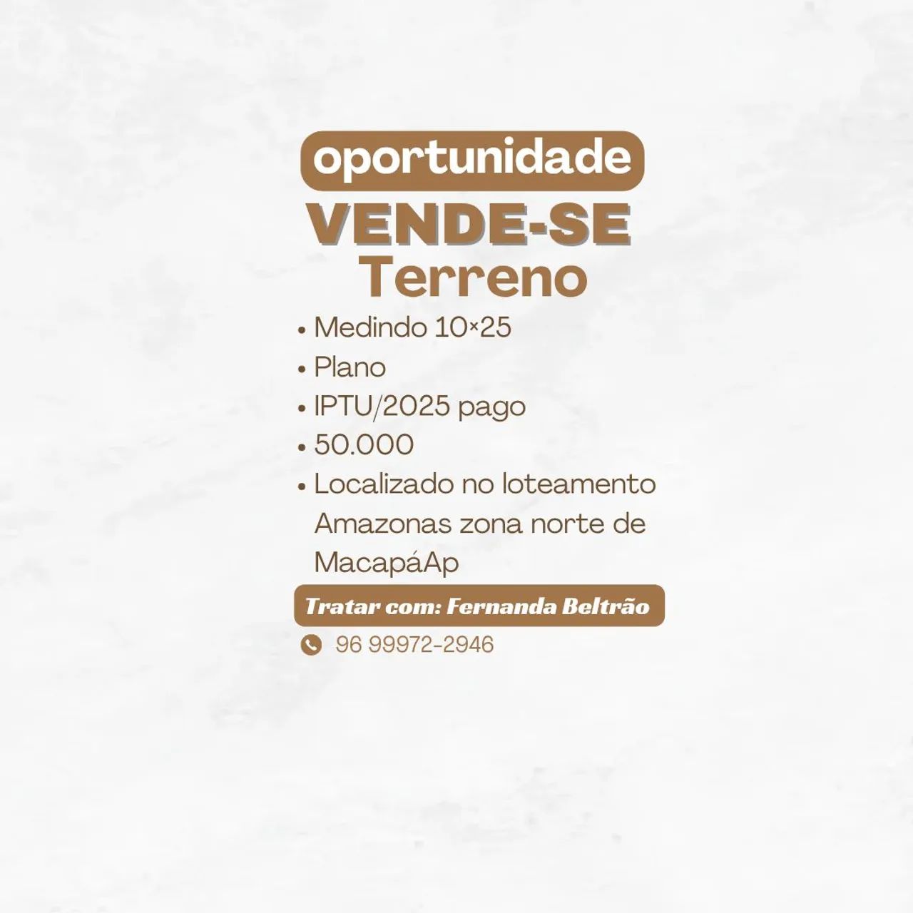 Terreno no loteamento Amazonas 