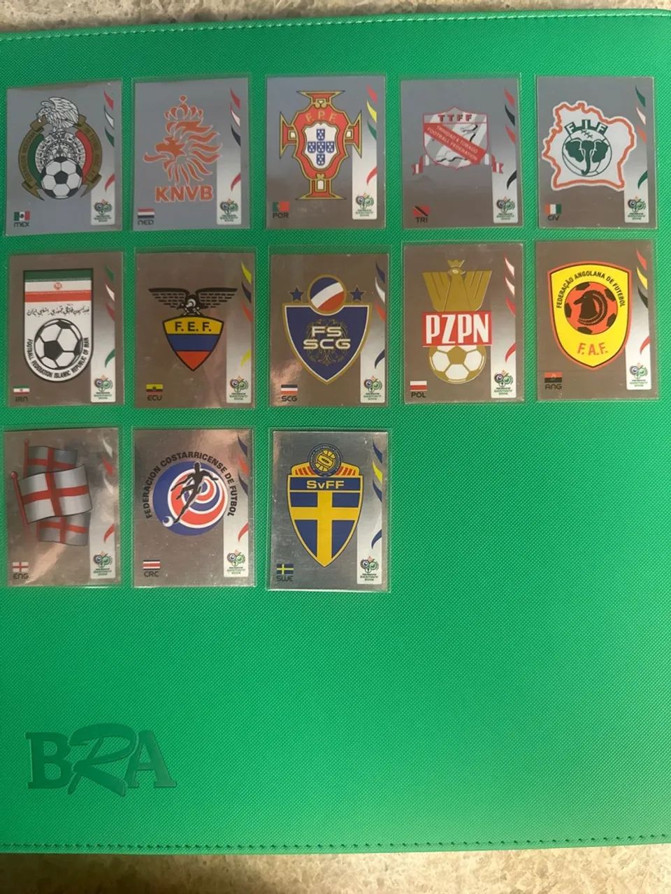 Figurinhas Escudos Copa 2006 