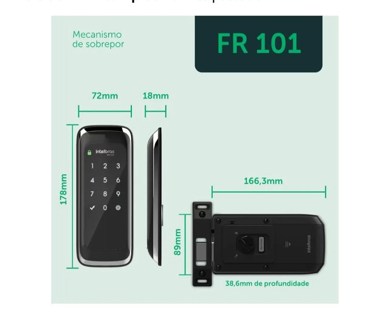 Fechadura Intelbras - Foto 3