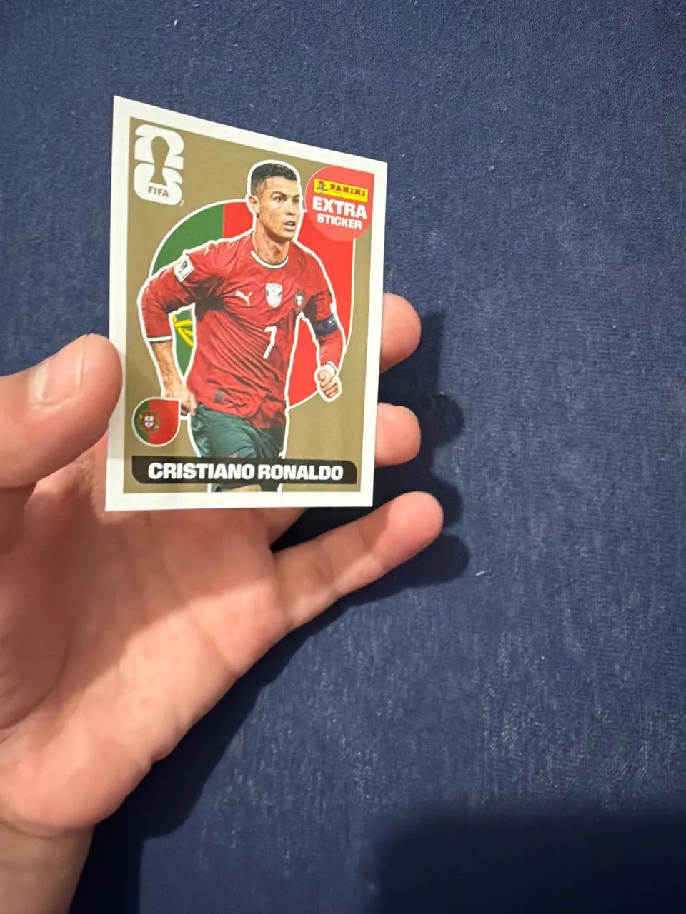 Figurinha Cristiano Ronaldo dourado da copa  - Foto 2