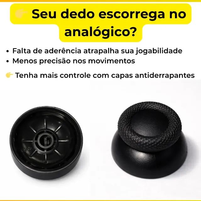 Troca de capa de analógico em controles de PS5!