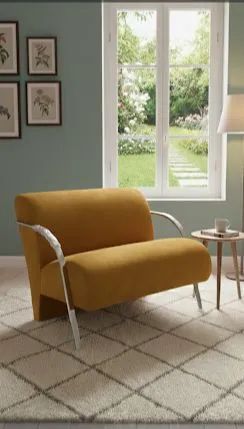 Two-Seater Armchair with Aluminum Arms65138001663873124