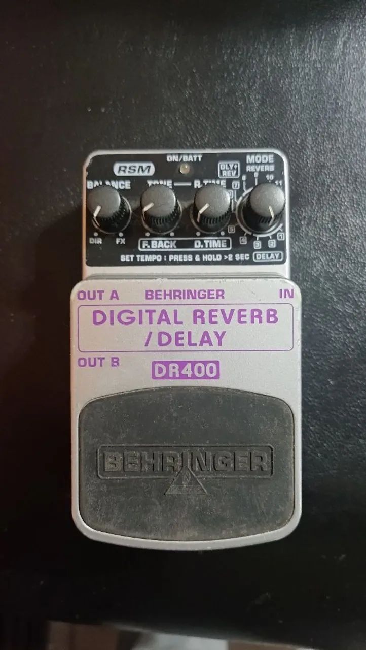 Pedal Digital Reverb/Delay Dr400