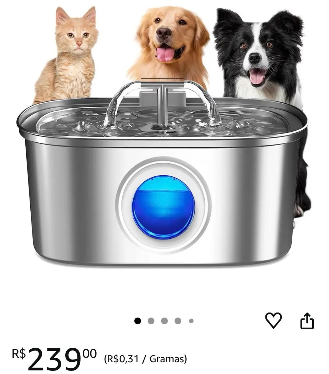 Bebedouro Pets - Novo nunca usado  - Foto 3