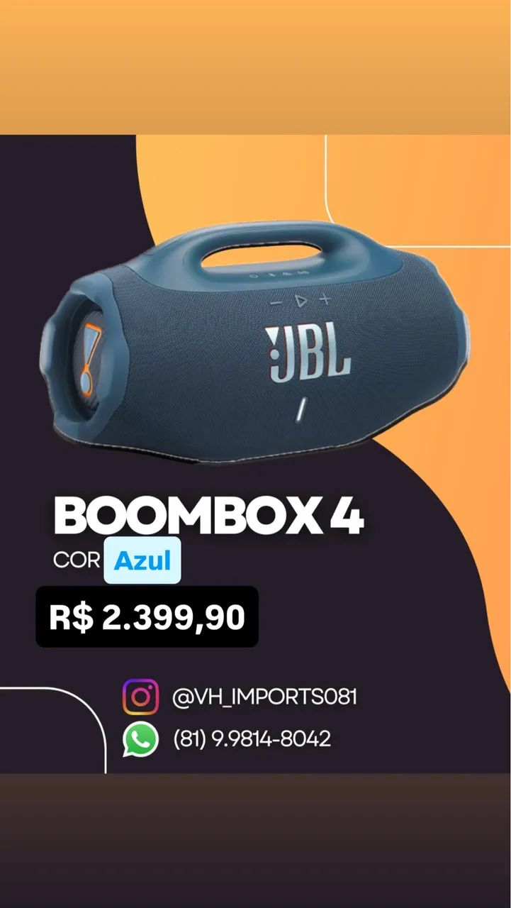 JBL Boombox 4 - Lacrada - Azul