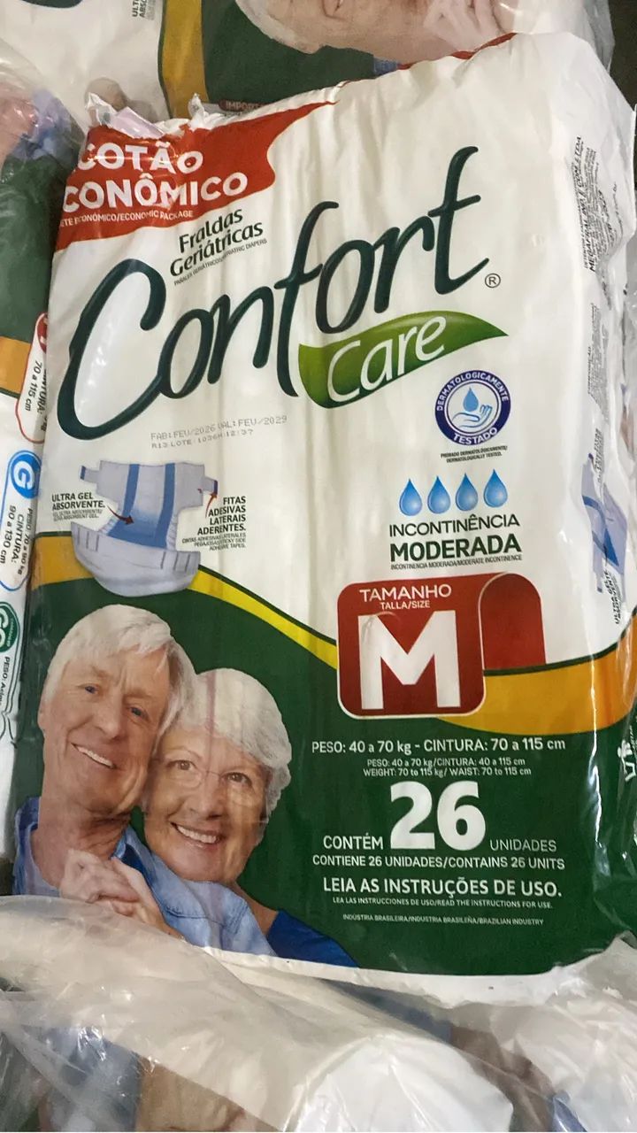Fralda geriátrica 