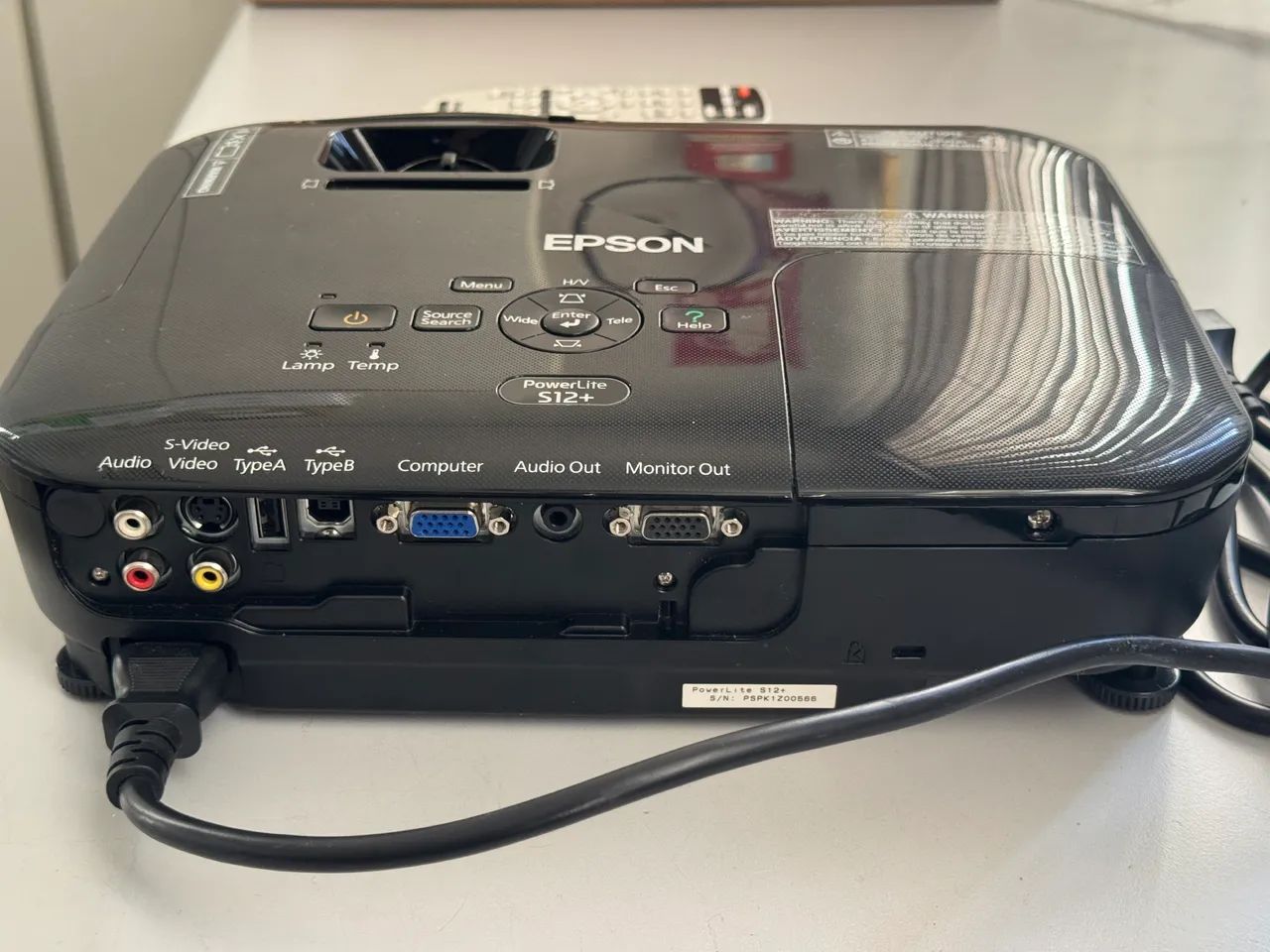 Projetor Epson PowerLite S12+ - Foto 5