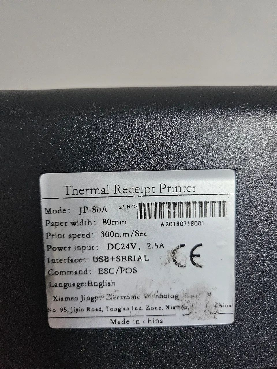 Impressora térmica + leitor de código de barras. - Foto 2