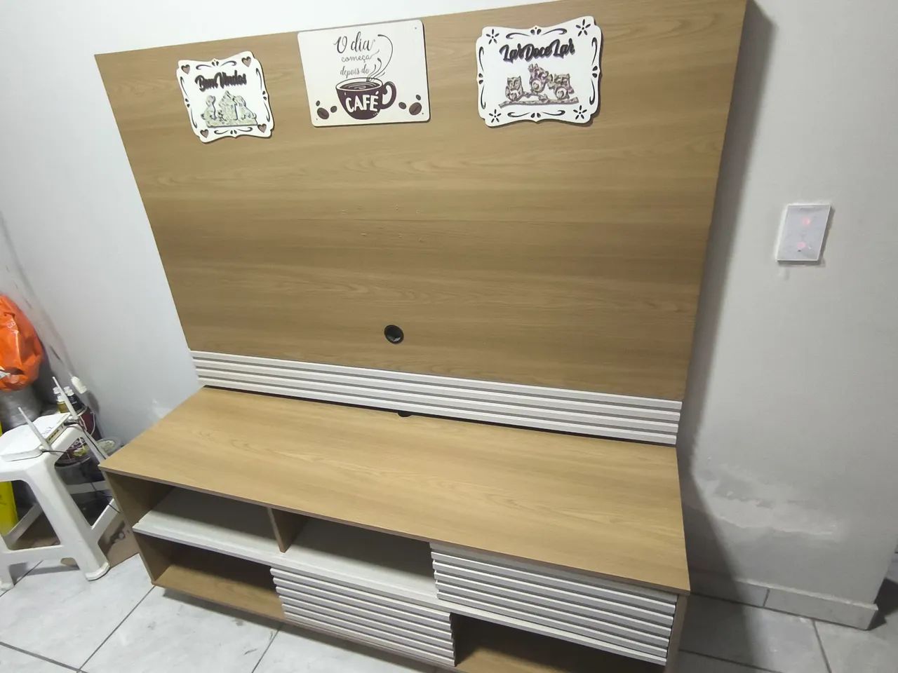 Painel de tv até 60 polegadas com rack - Foto 2