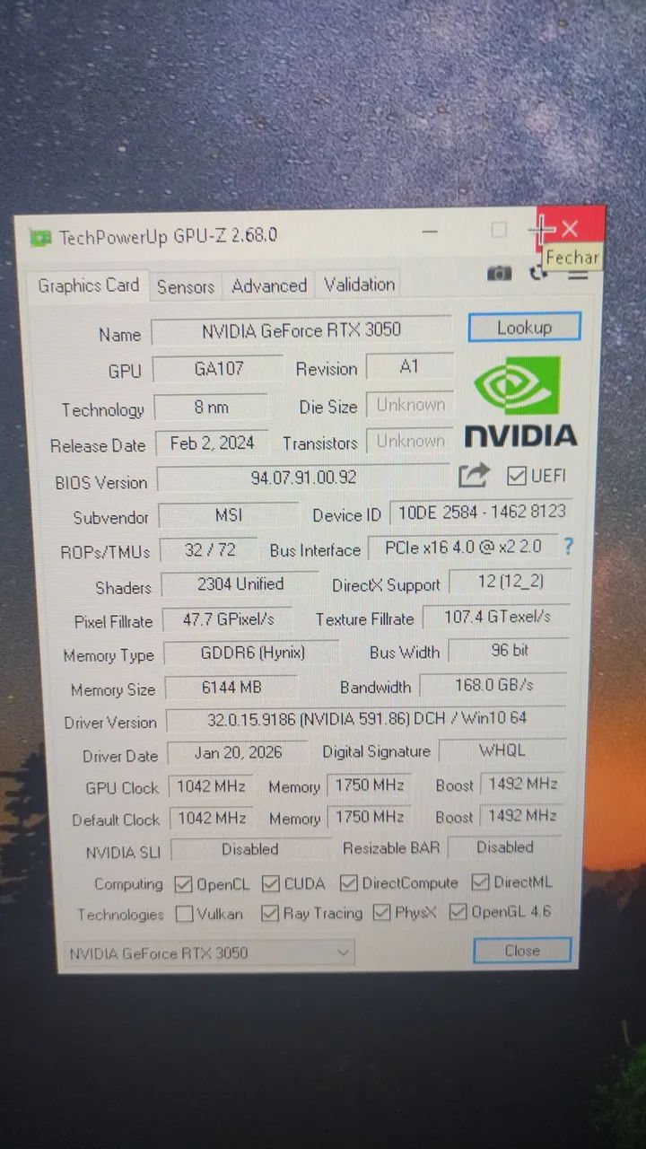 RTX 3050 6GB LOW PROFILE! - Foto 2
