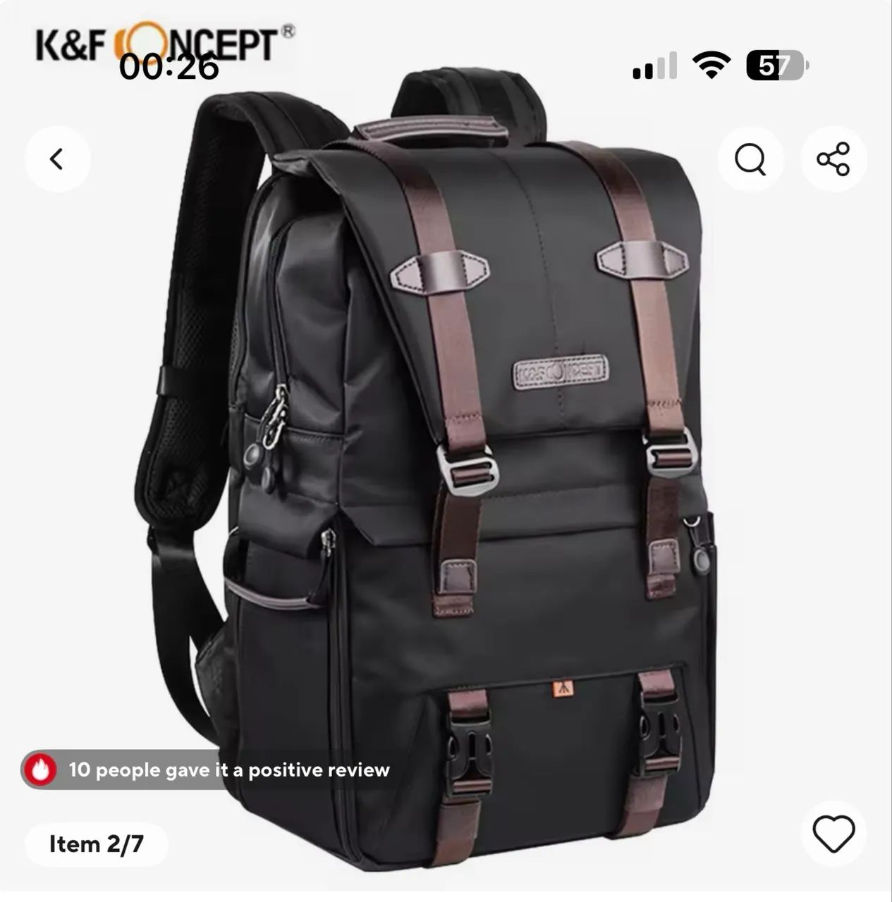 Mochila K&F CONCEPT - Foto 5
