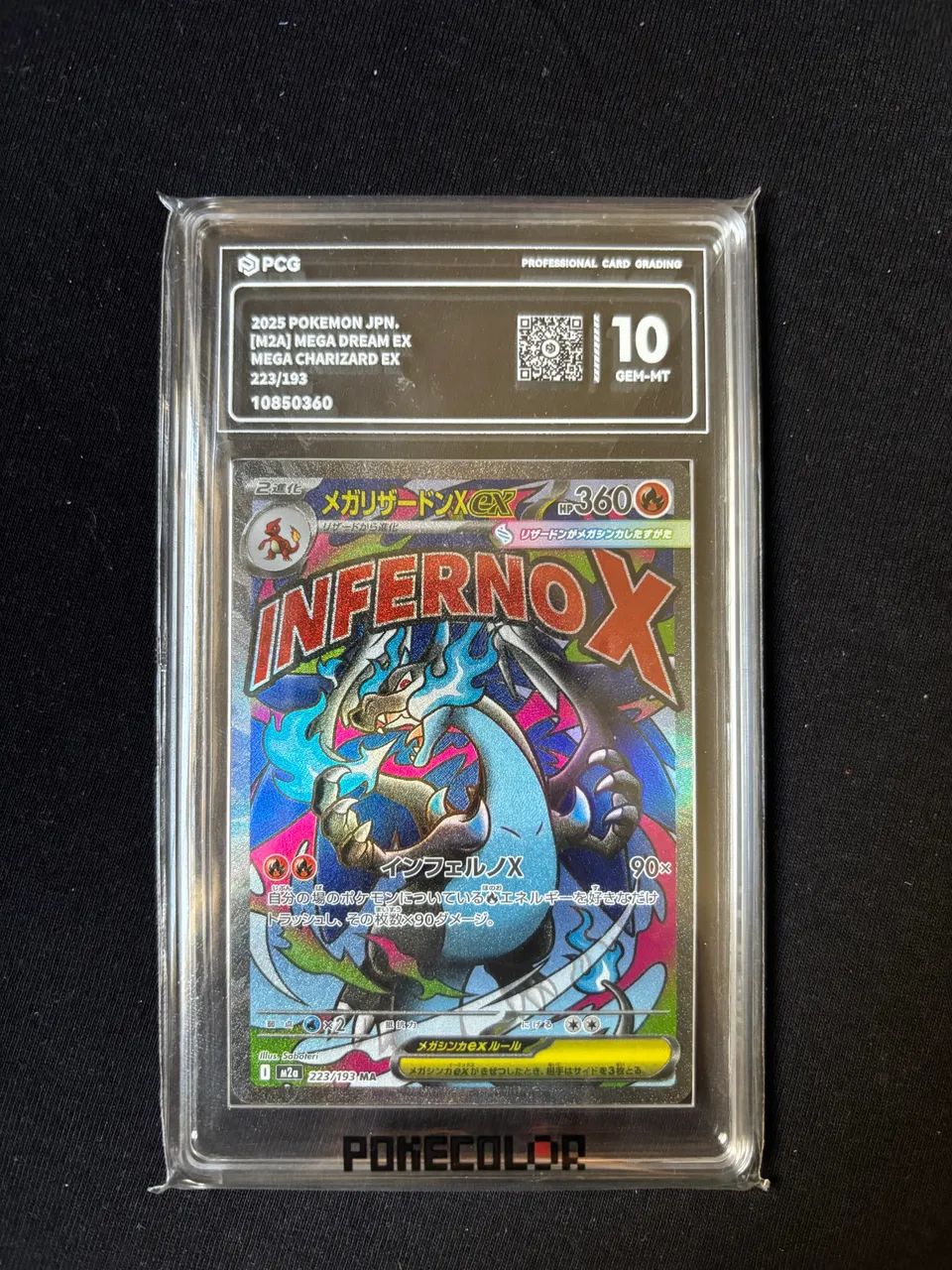 Carta Pokemon Graduada Mega Charizard X PCG 10 PSA