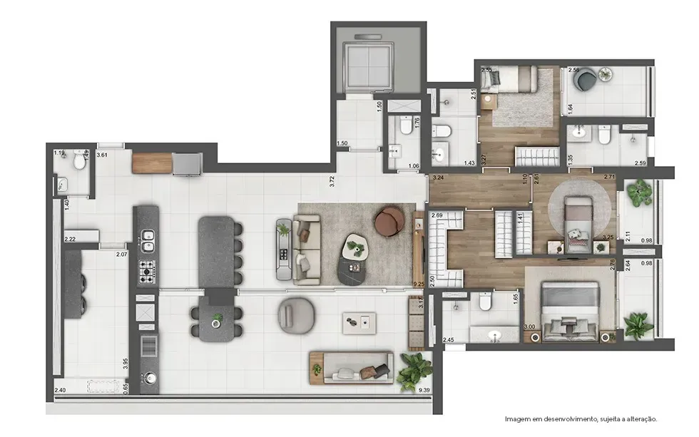 PLANTA 171m²