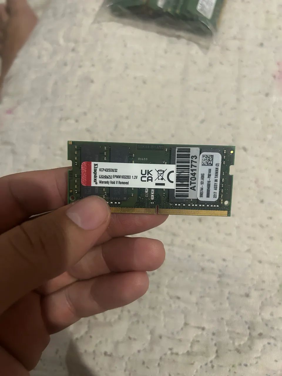 Memória ram ddr4 32gigas kingston - Foto 3