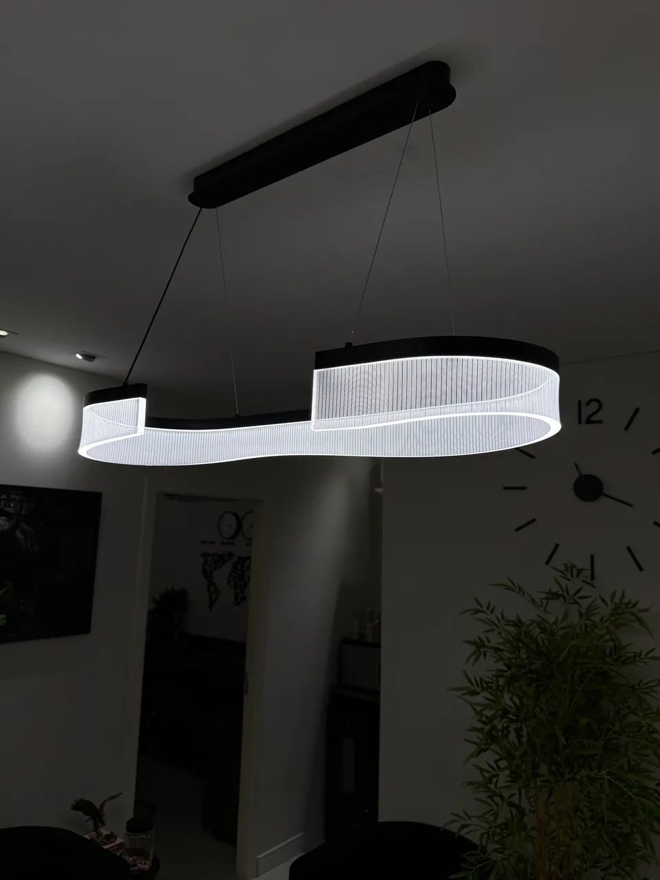 Lustre de Led sala escritório recepção - Foto 3