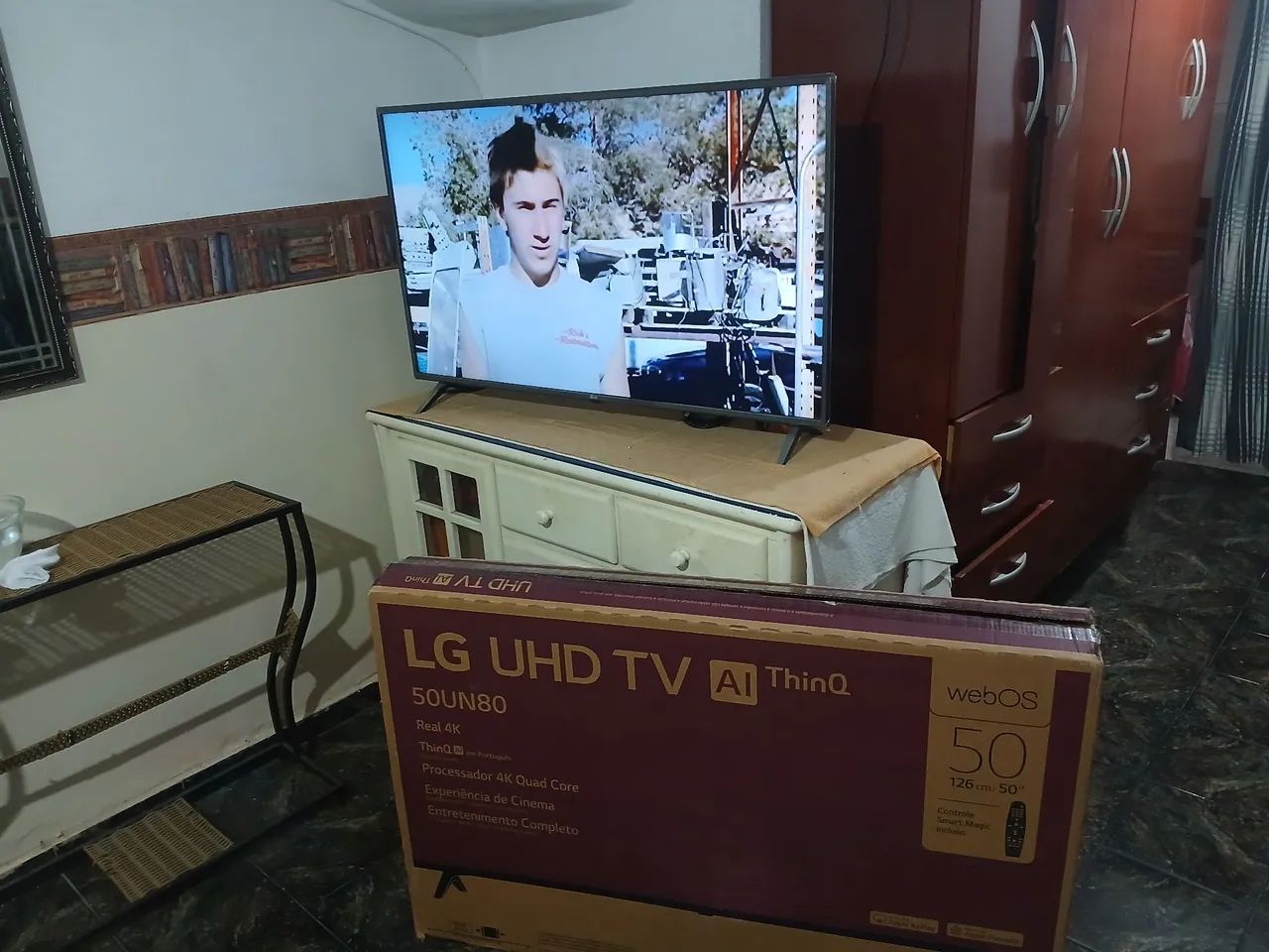 TV LG 50° estado de Nova - Foto 5