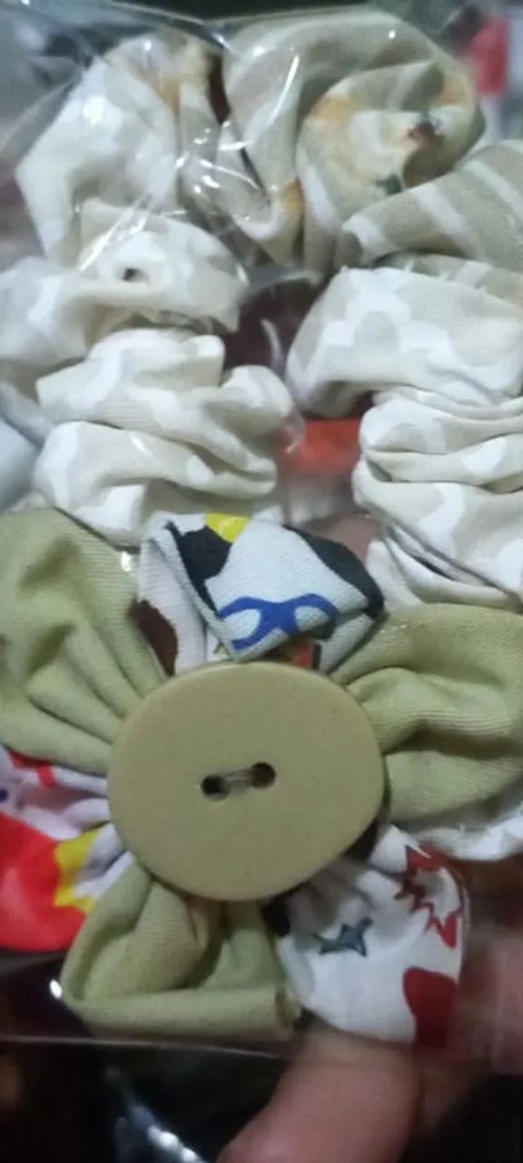 Kit com 20 rabicos de tecido sortidos - Foto 2