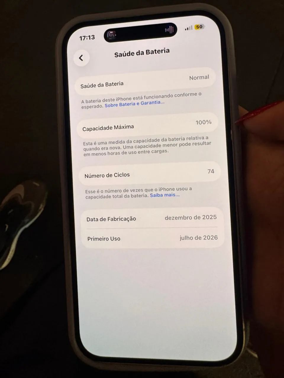 Iphone 16/256gb - 2 meses de uso - Foto 3