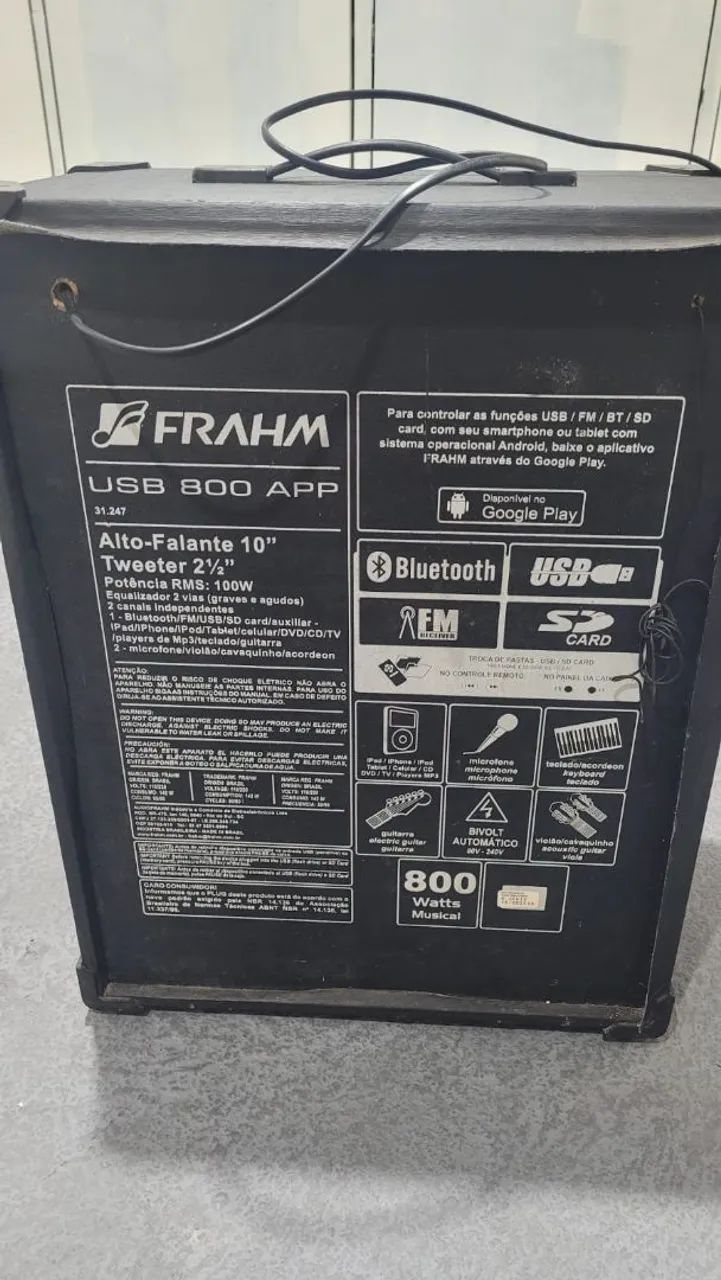 Caixa de Som Fhahm  - Foto 2