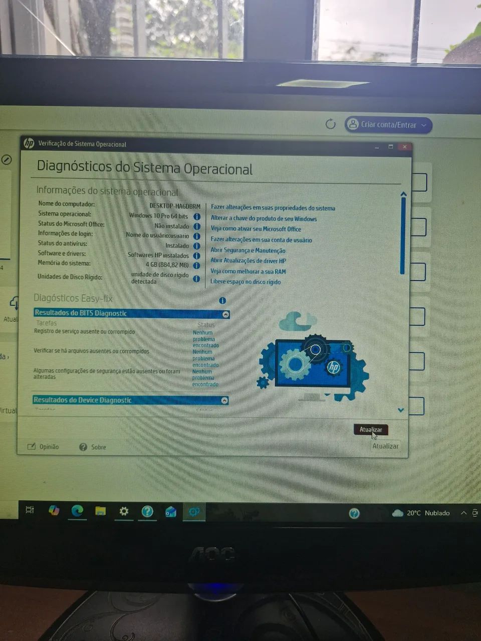 Computador HP Pavilion P7 1130br PC - Foto 2