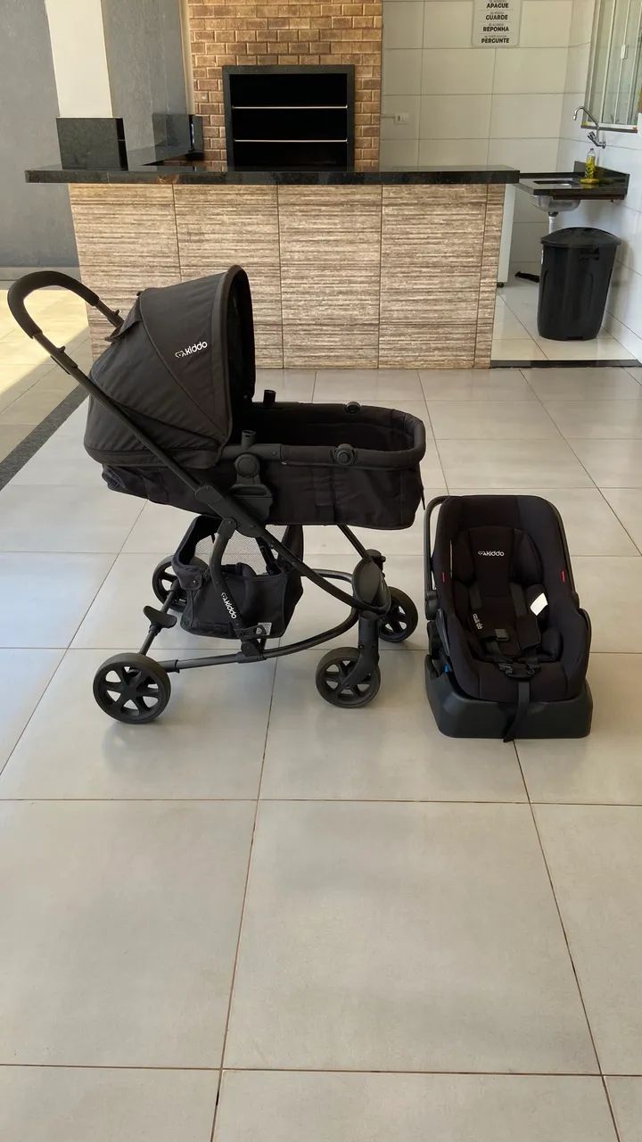 Carrinho de bebê + bebê conforto com base - Foto 2