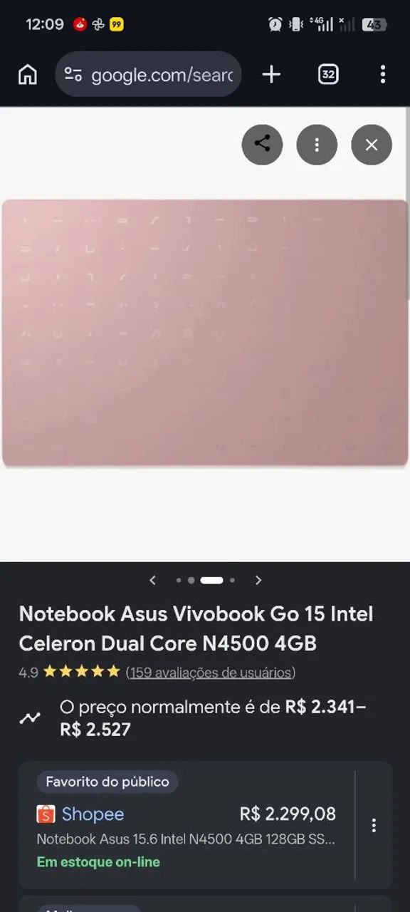 Vendo Note Rosa VivoBook URGENTEE!!! - Foto 4