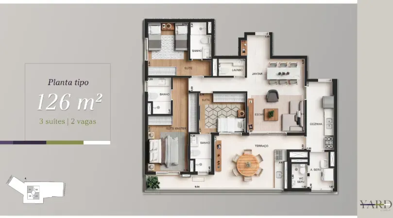 PLANTA 127m²