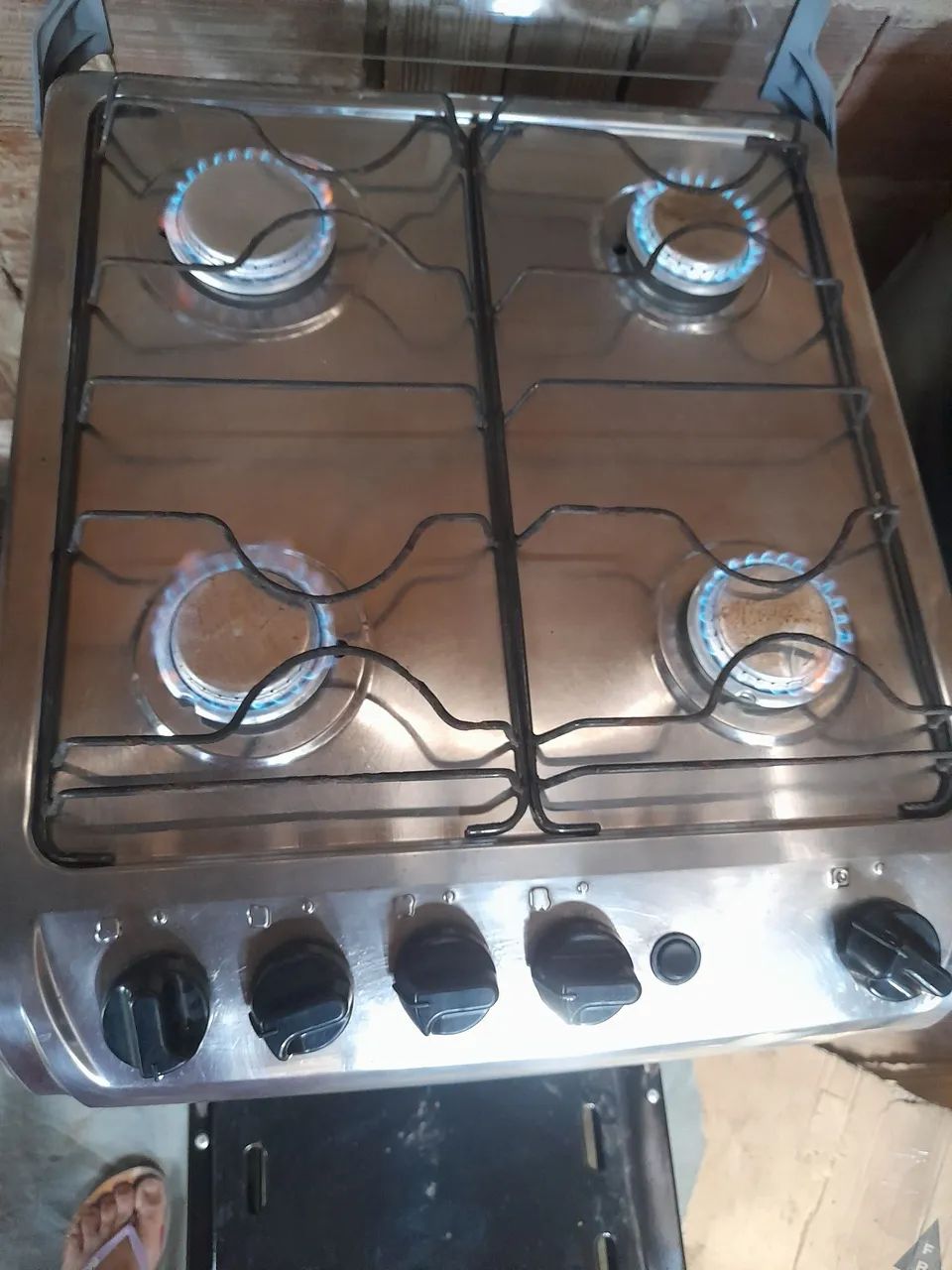 Fogão funcionando perfeitamente 300 com a entrega  - Foto 3