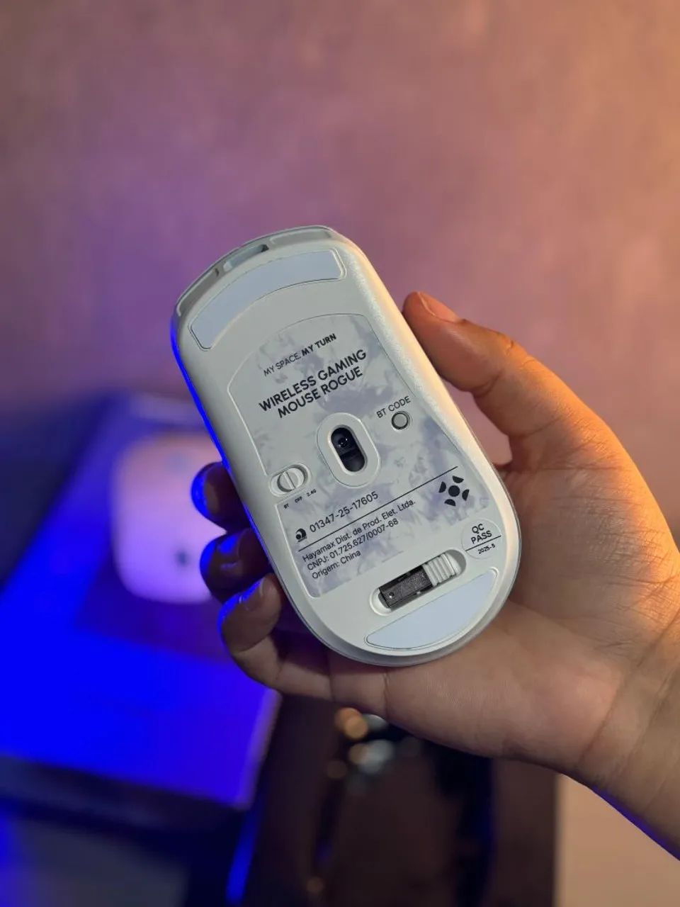 MOUSE GAME SEM FIO COM 16000 DPI Software e RGB - Foto 3