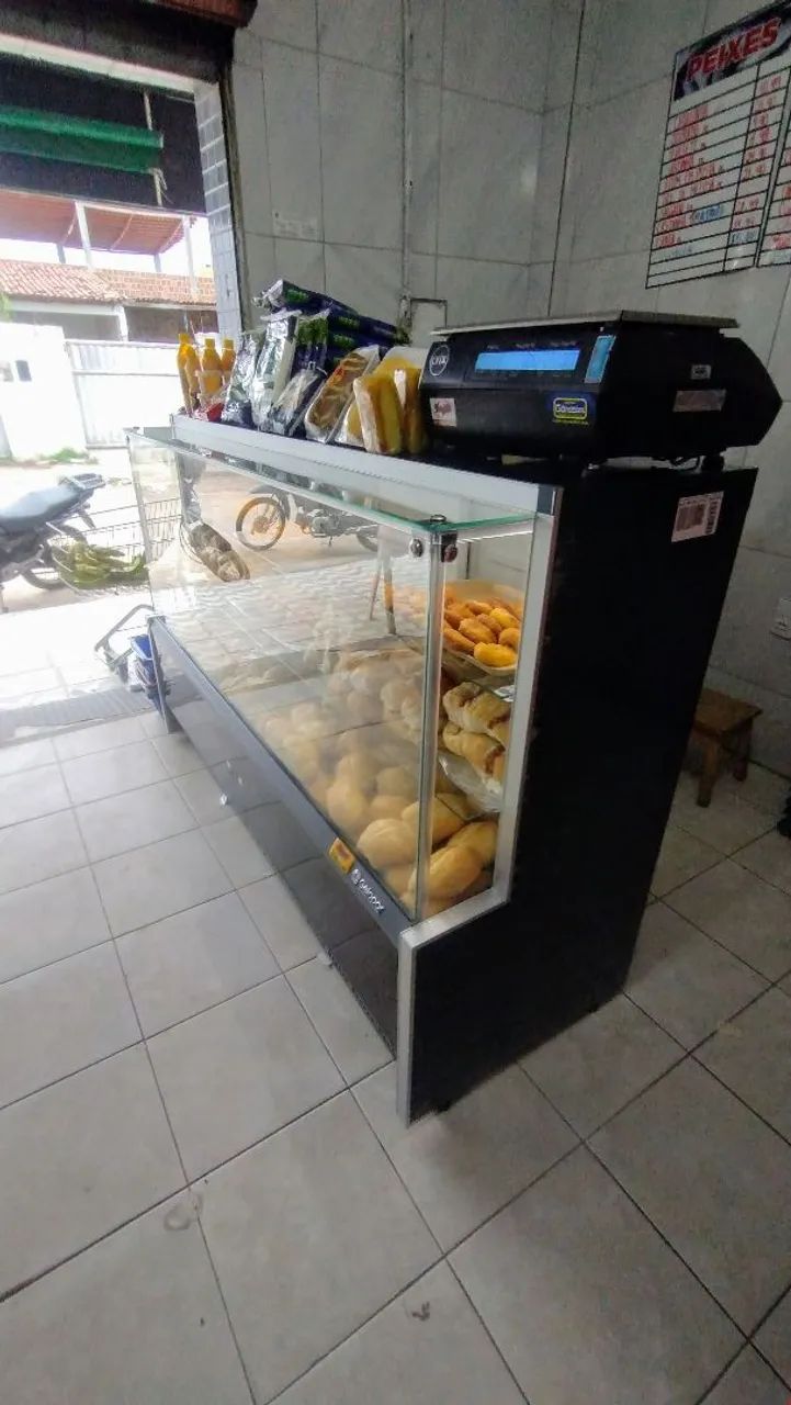 BALCÃO VITRINE NEUTRA 1.75  METRO GELOPAR  - Foto 4