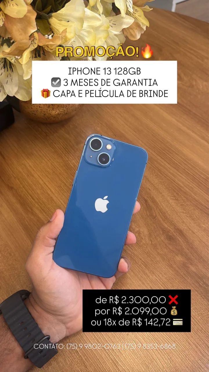 IPhone 13 128gb seminovo - Celulares e Smartphones - Teresópolis