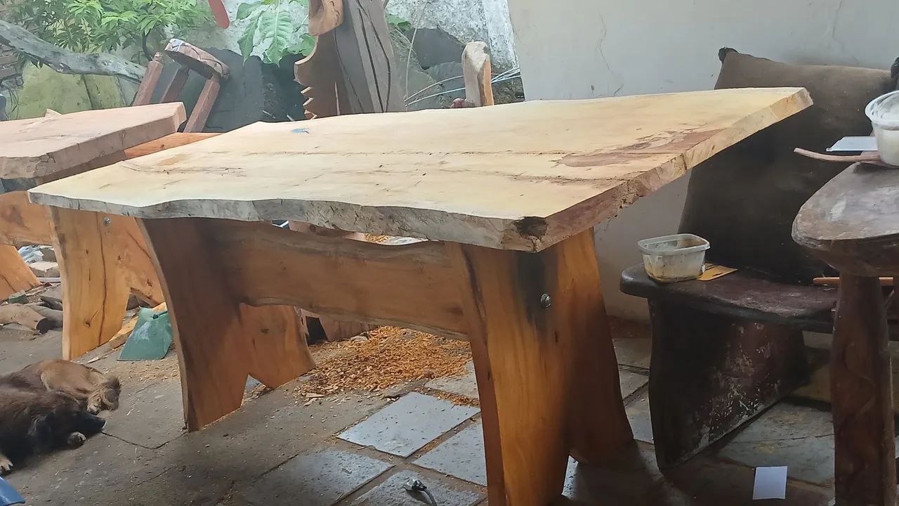 2 MESAS RÚSTICAS - Foto 2