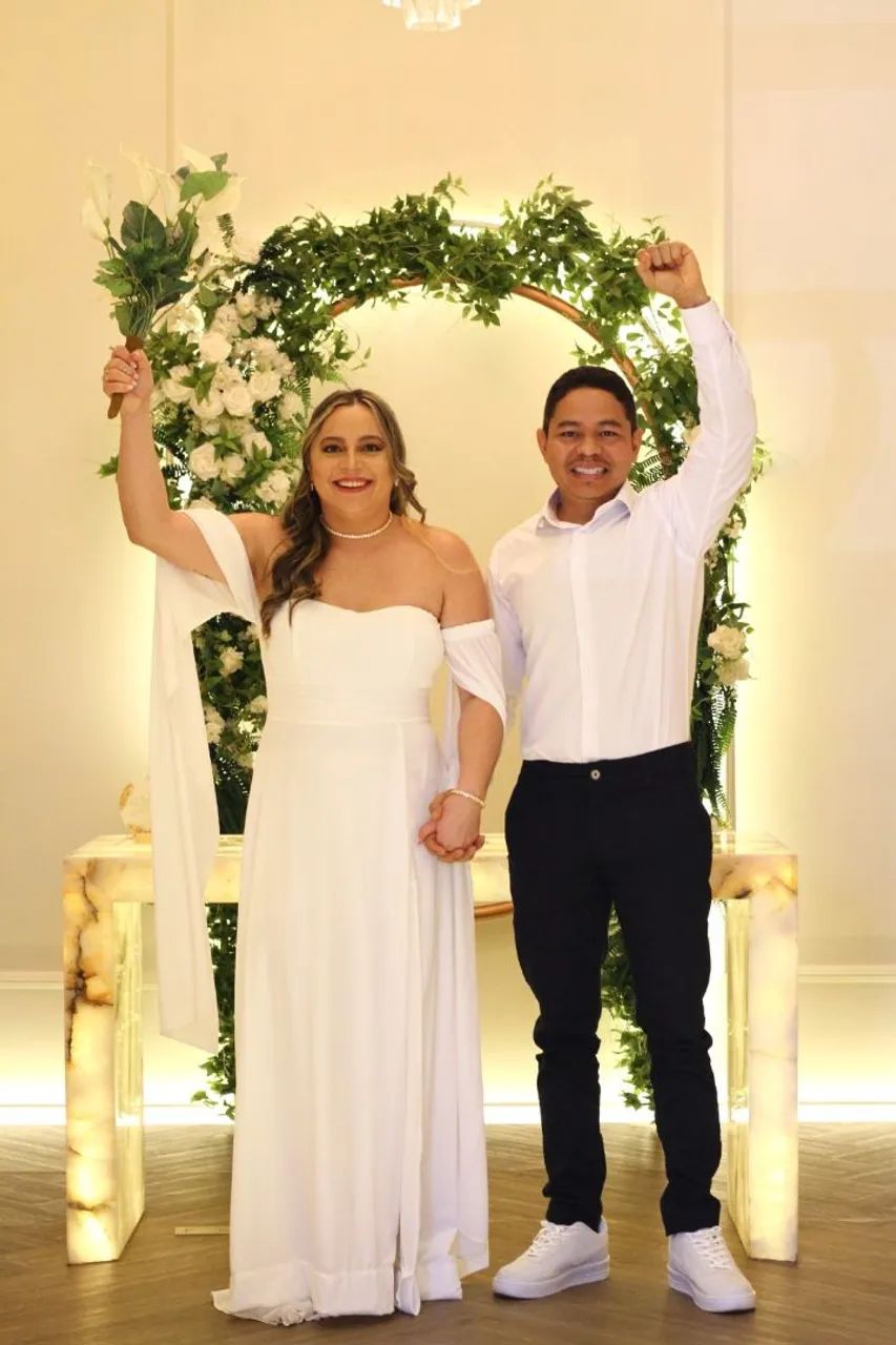 Vestido de casamento no civil 