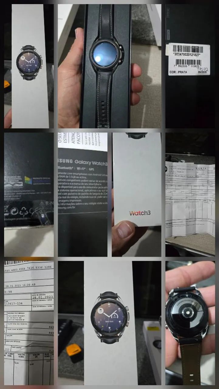 vendo galaxy Watch3 GPS Wi-Fi Bluetooth e LTE 