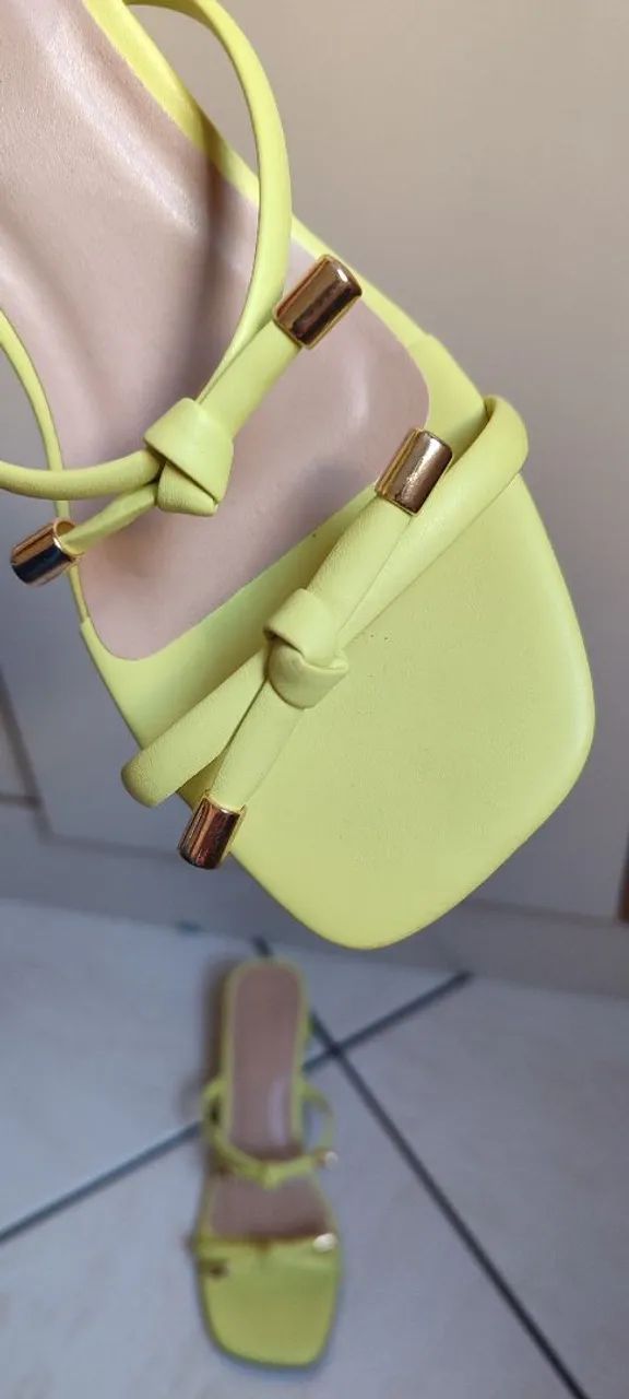 Sandália moderna, elegante Tam 35 - Foto 3